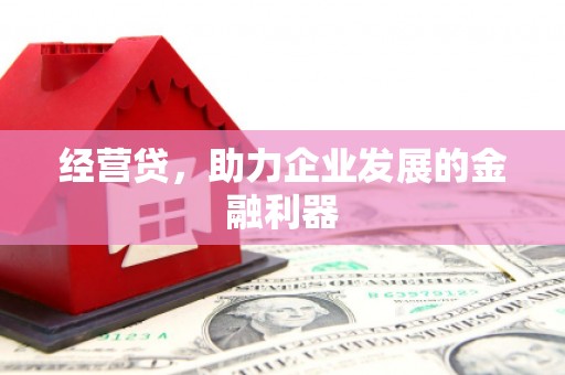 后里经营贷，助力企业发展的金融利器