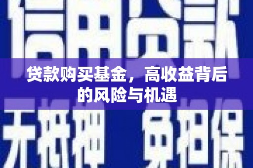 后里贷款购买基金，高收益背后的风险与机遇