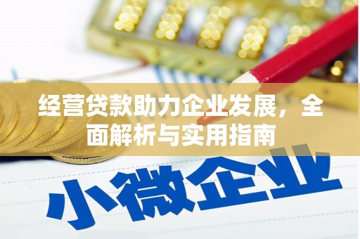 后里经营贷款助力企业发展，全面解析与实用指南