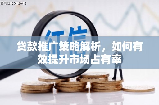 后里贷款推广策略解析，如何有效提升市场占有率
