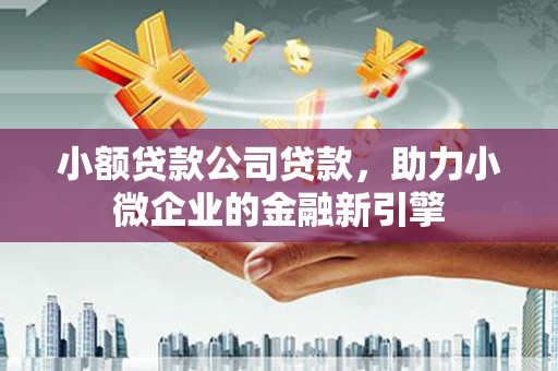后里小额贷款公司贷款，助力小微企业的金融新引擎