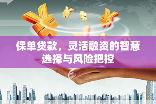 后里保单贷款，灵活融资的智慧选择与风险把控