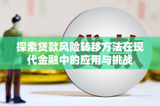 后里探索贷款风险转移方法在现代金融中的应用与挑战