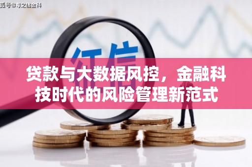 后里贷款与大数据风控，金融科技时代的风险管理新范式