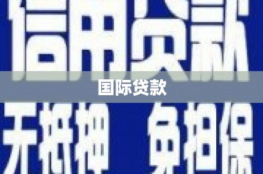 后里国际贷款