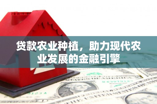 后里贷款农业种植，助力现代农业发展的金融引擎