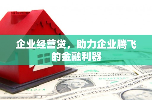 后里企业经营贷，助力企业腾飞的金融利器