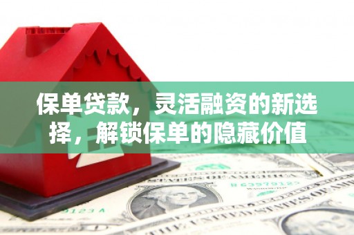 后里保单贷款，灵活融资的新选择，解锁保单的隐藏价值