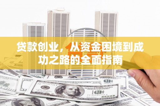 后里贷款创业，从资金困境到成功之路的全面指南