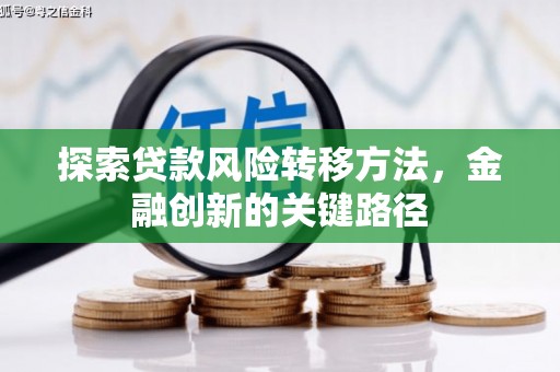 后里探索贷款风险转移方法，金融创新的关键路径