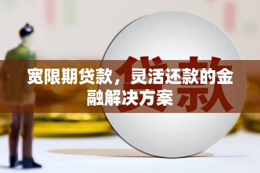 后里宽限期贷款，灵活还款的金融解决方案