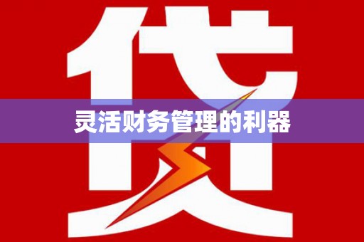 后里灵活财务管理的利器