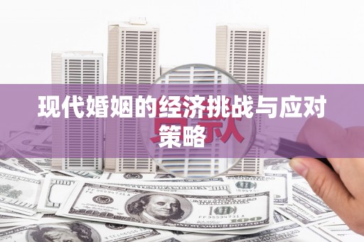 后里现代婚姻的经济挑战与应对策略