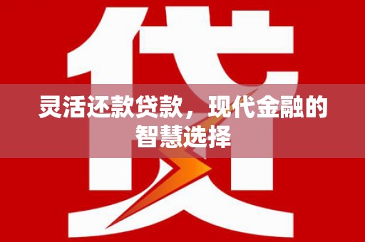 后里灵活还款贷款，现代金融的智慧选择
