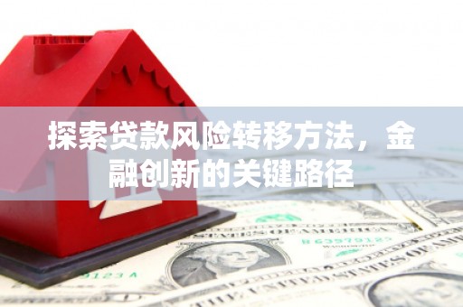 后里探索贷款风险转移方法，金融创新的关键路径