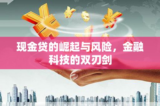后里现金贷的崛起与风险，金融科技的双刃剑