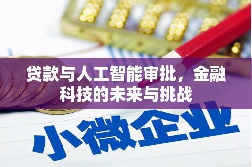 后里贷款与人工智能审批，金融科技的未来与挑战