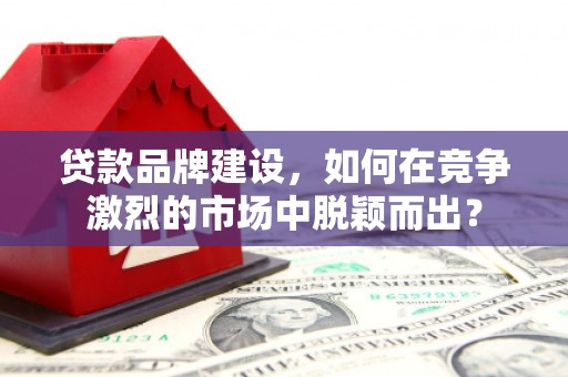 后里贷款品牌建设，如何在竞争激烈的市场中脱颖而出？
