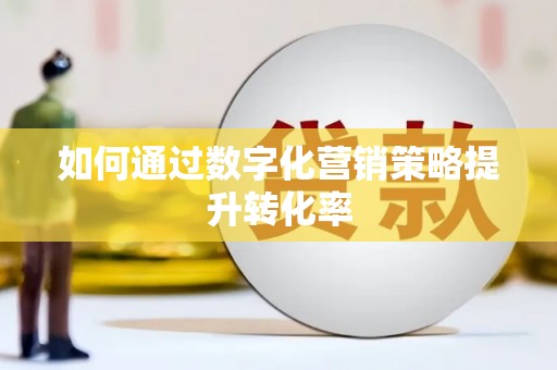 后里如何通过数字化营销策略提升转化率