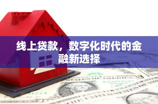 后里线上贷款，数字化时代的金融新选择
