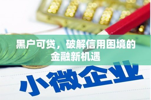 后里黑户可贷，破解信用困境的金融新机遇