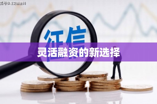 后里灵活融资的新选择