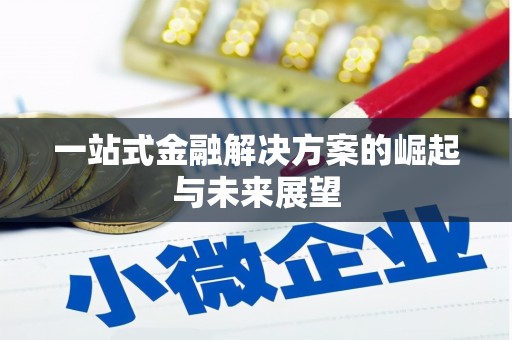 后里一站式金融解决方案的崛起与未来展望