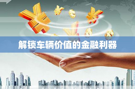 后里解锁车辆价值的金融利器