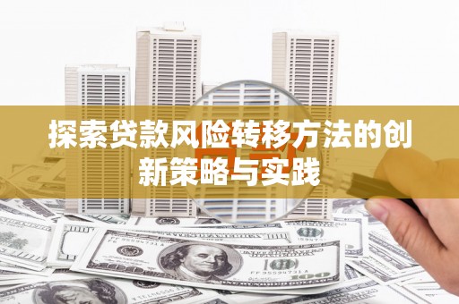 后里探索贷款风险转移方法的创新策略与实践